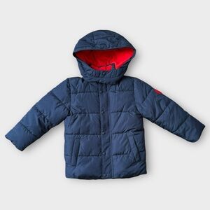 Baby Gap Navy Blue Puffer Snow Jacket. Removable Hood. Size 5
